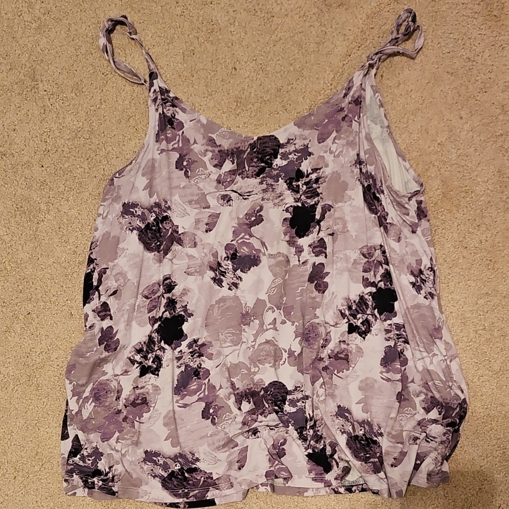 Torrid Purple and Black Floral Camisole